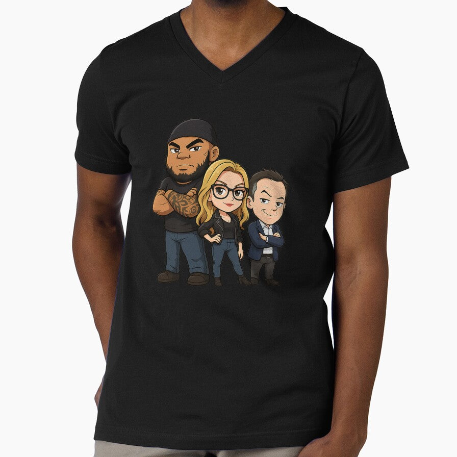 Gutfeld Crew – Chibi Greg Gutfeld, Kat Timpf & Tyrus by RK - Shop