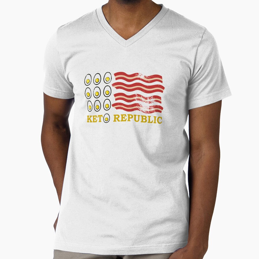 KETO REPUBLIC EGGS AND BACON Sticker by aydapadi