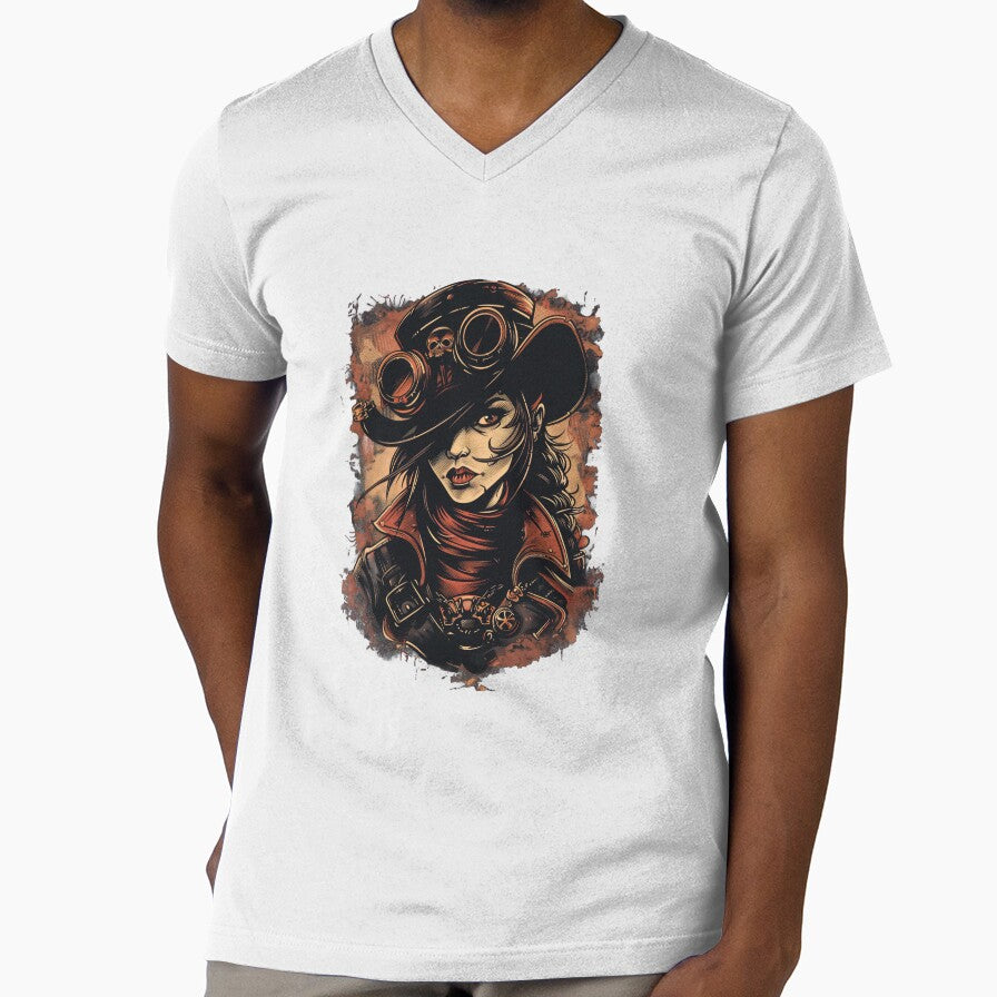 Steampunk Female Outlaw by CryptidChron24