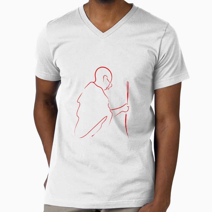Mahatma Gandhi Art Representation by CyberYogi