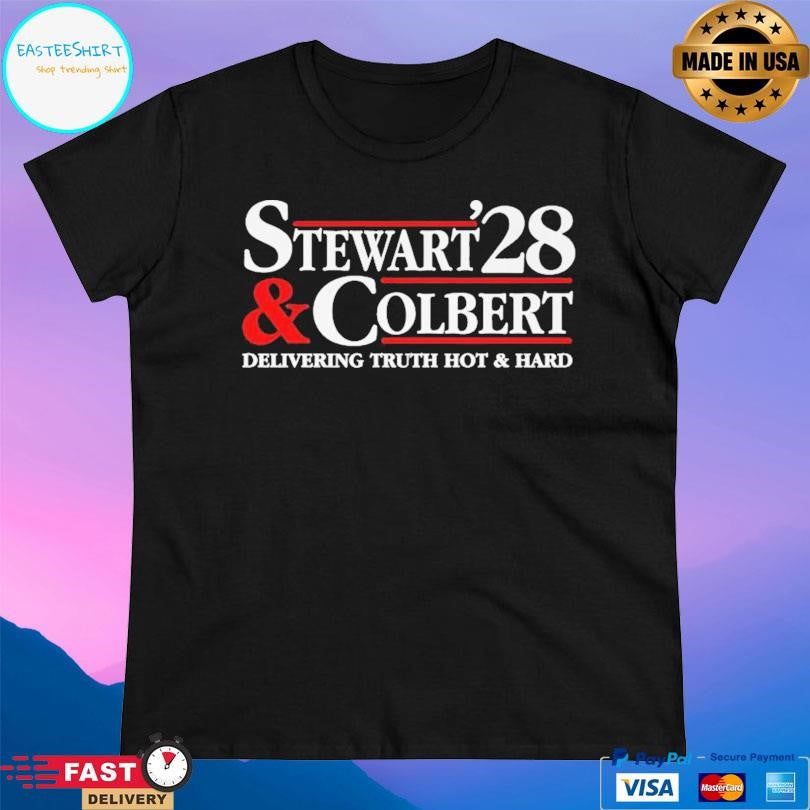 Stewart Colbert Delivering Truth Hot And Hard 2028 Shirt
