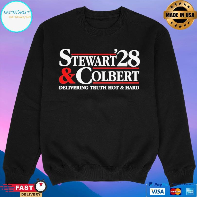 Stewart Colbert Delivering Truth Hot And Hard 2028 Shirt