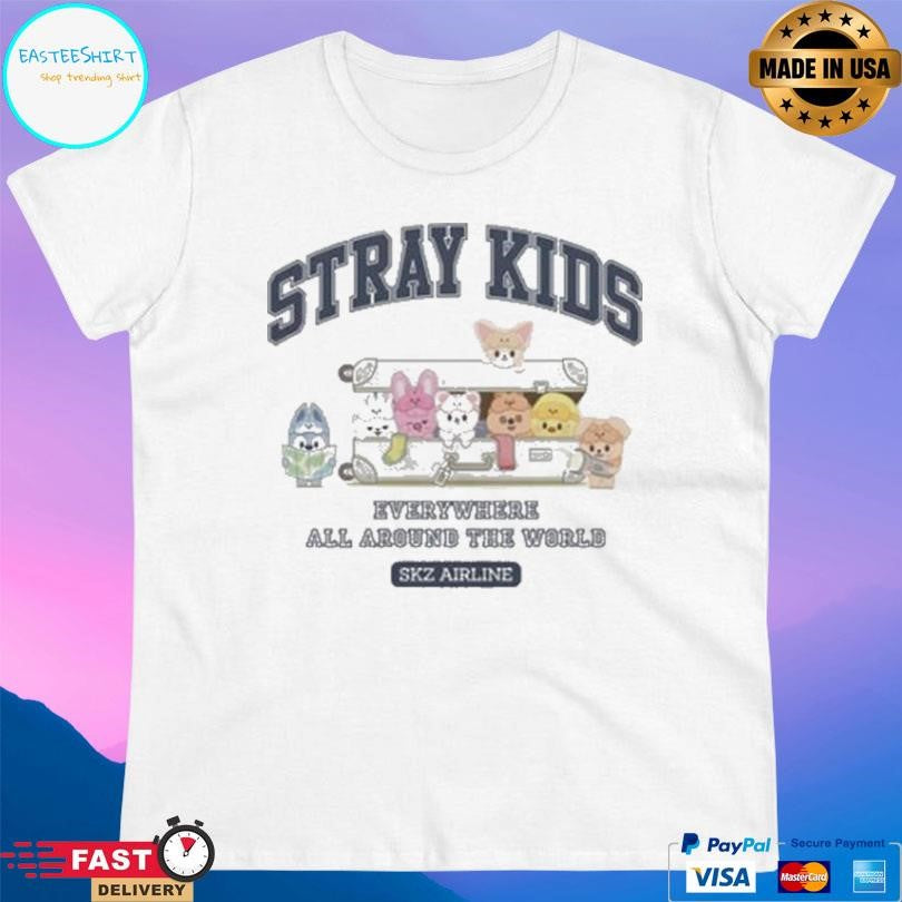 Straykids Skzoo Stay Airline Ver Shirt
