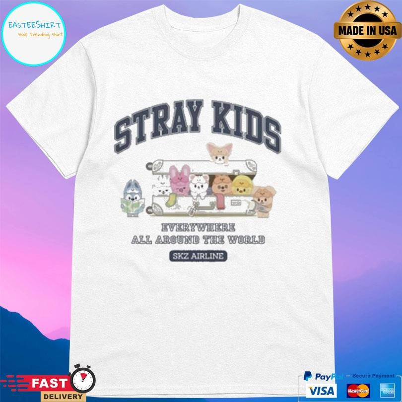 Straykids Skzoo Stay Airline Ver Shirt