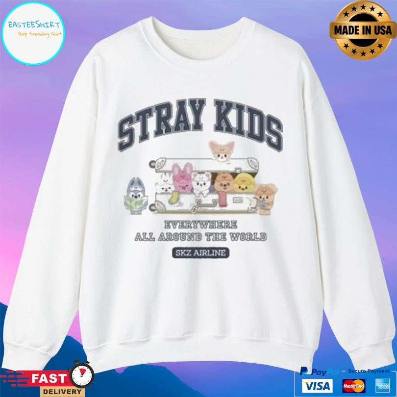 Straykids Skzoo Stay Airline Ver Shirt