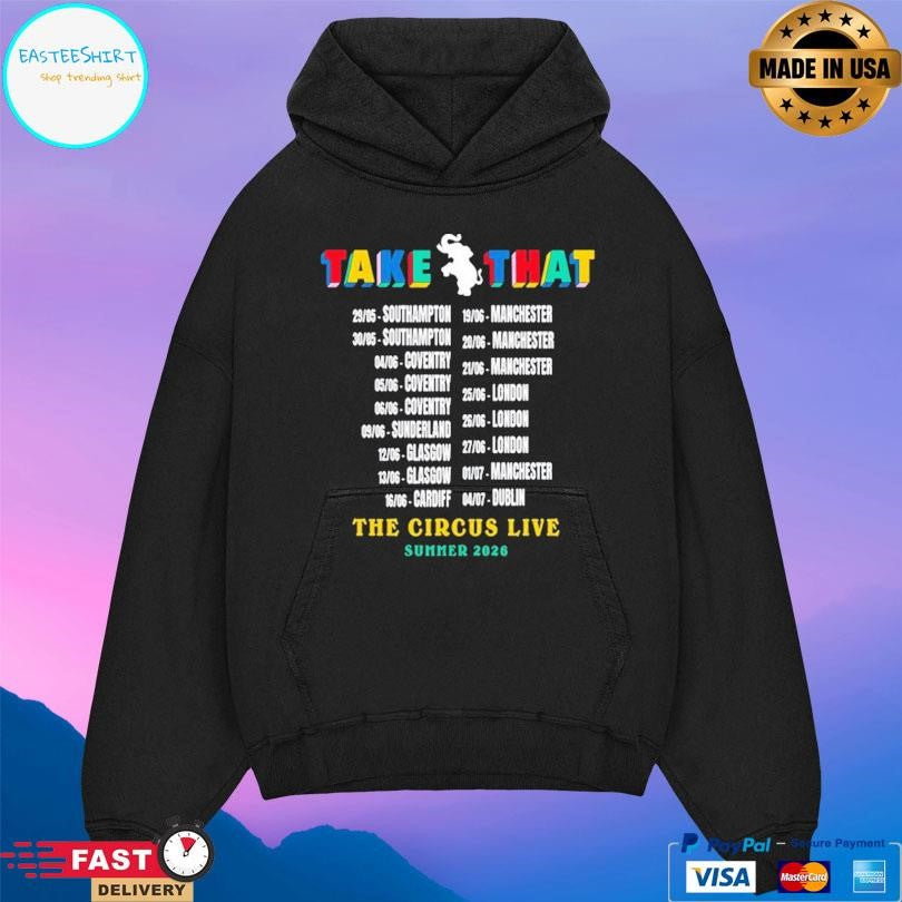 Take That The Circus Live 2026 Tour Shirt