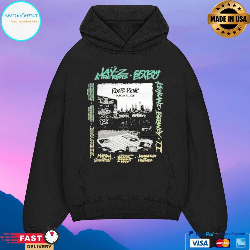 The Roots Picnic Rp 26 Philly Rooftop Graff Shadow Lineup Shirt