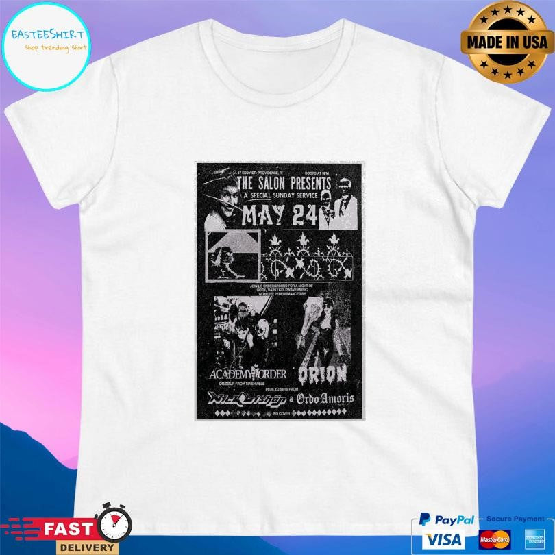 The Salon Academy Order X Orion Tour Nashville May 24 2026 Shirt