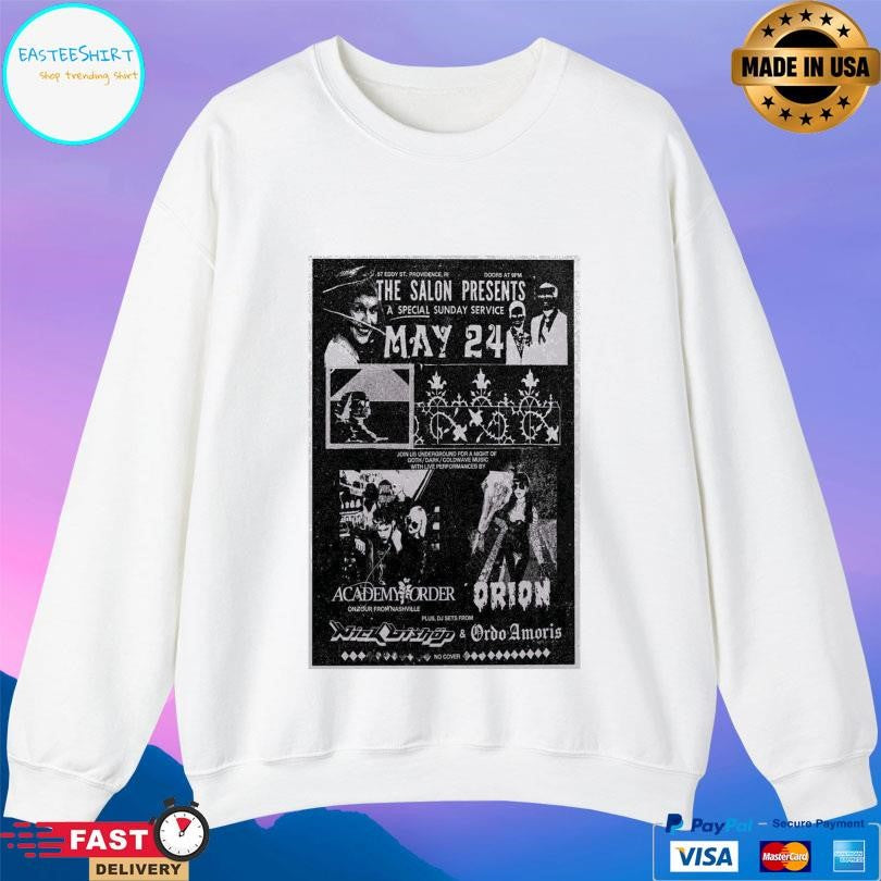 The Salon Academy Order X Orion Tour Nashville May 24 2026 Shirt