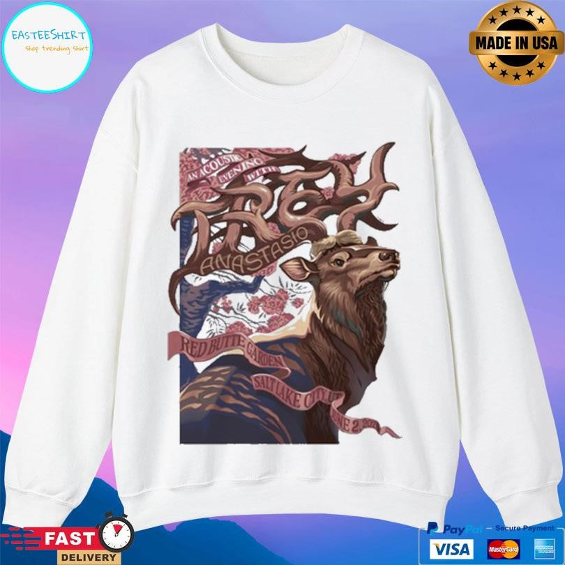 Trey Anastasio June 2 2026 In Salt Lake City Ut Show Shirt