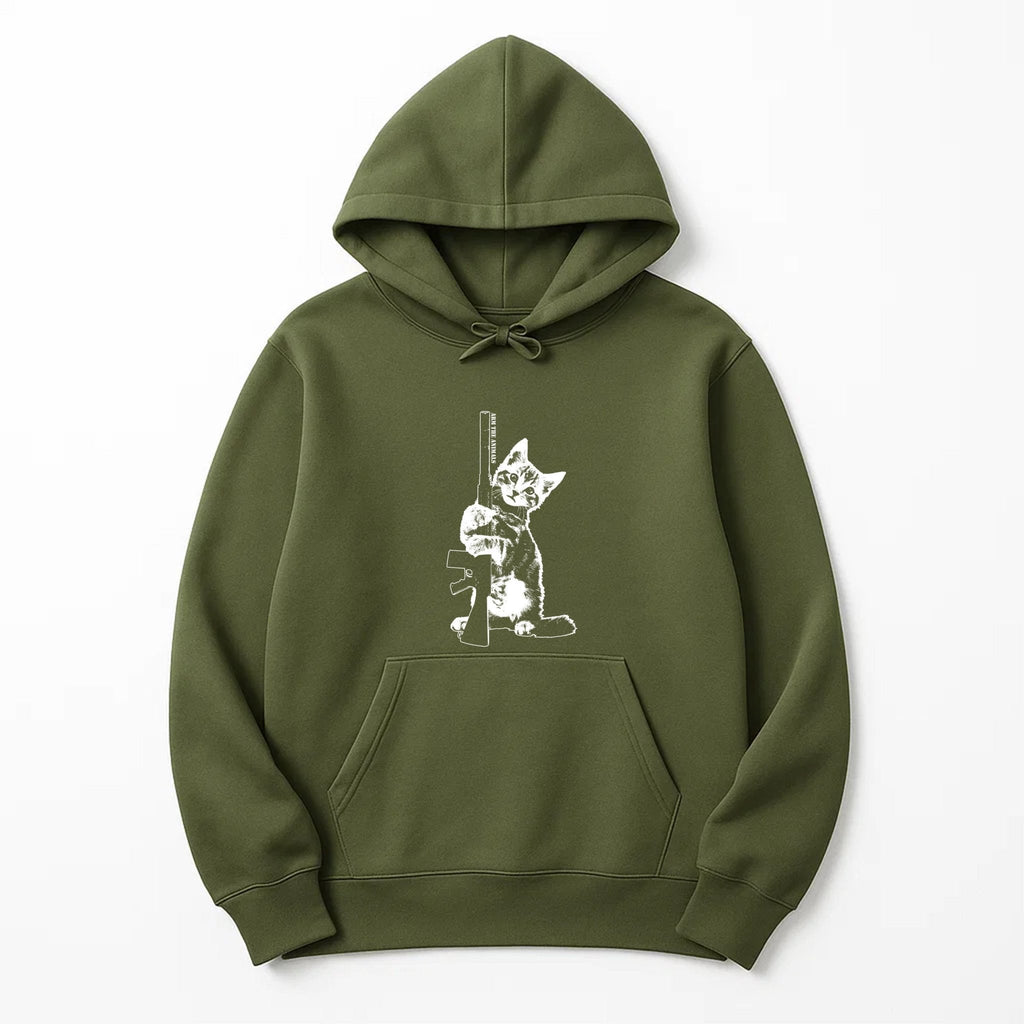 Unisex | Ain't Kitten Around | Pullover Hoodie