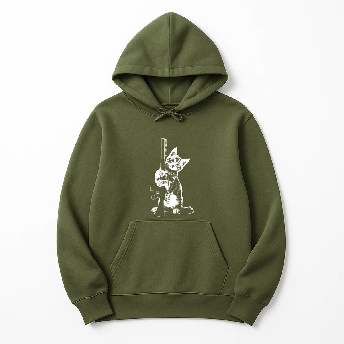 Unisex | Ain't Kitten Around | Pullover Hoodie