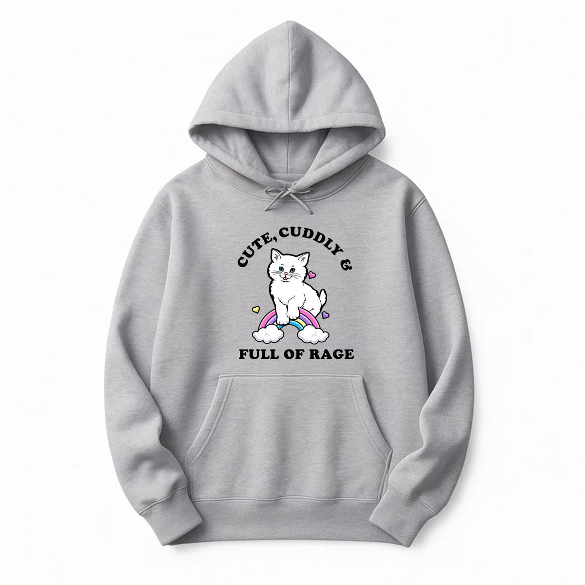 Unisex | Rage Kitty | Pullover Hoodie