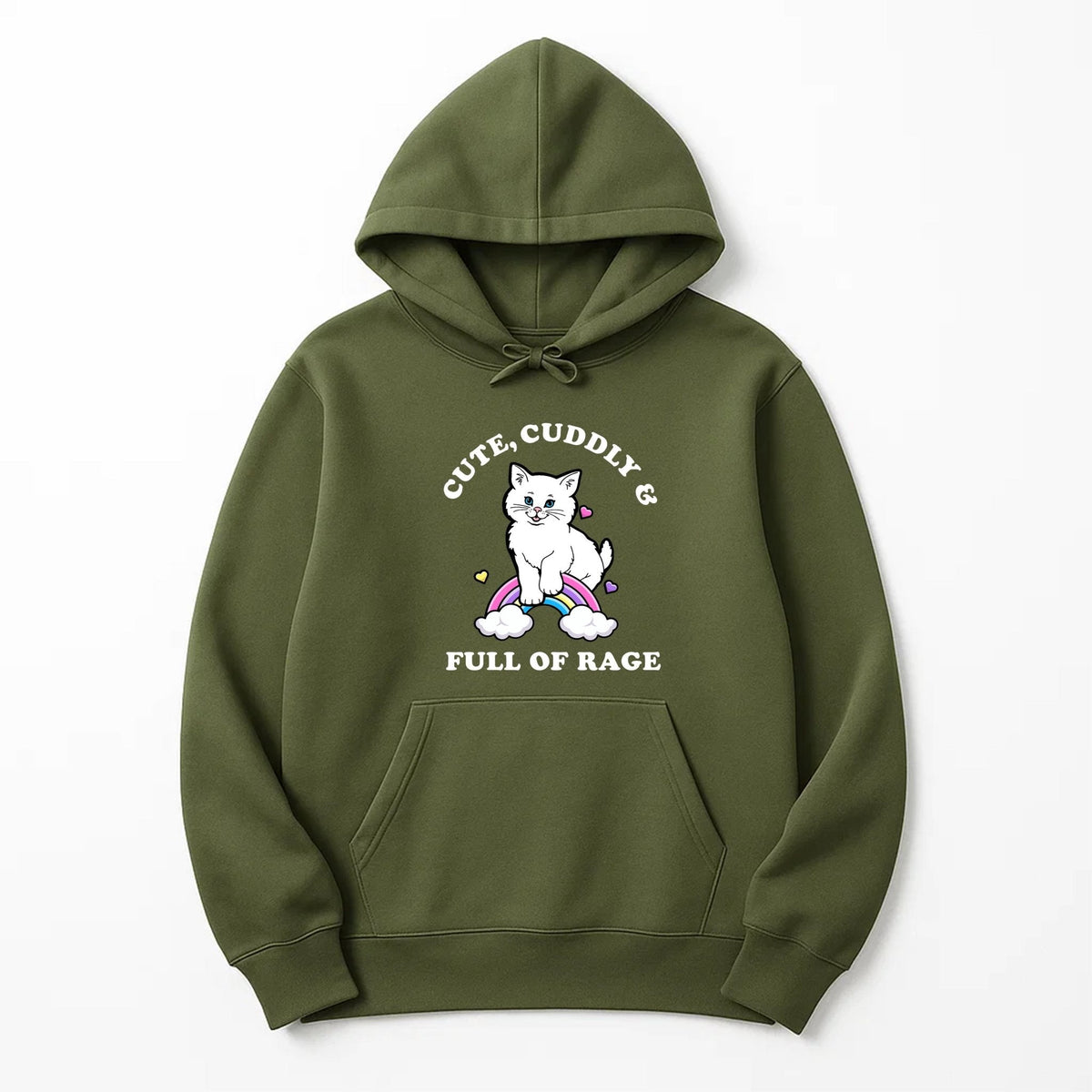Unisex | Rage Kitty | Pullover Hoodie