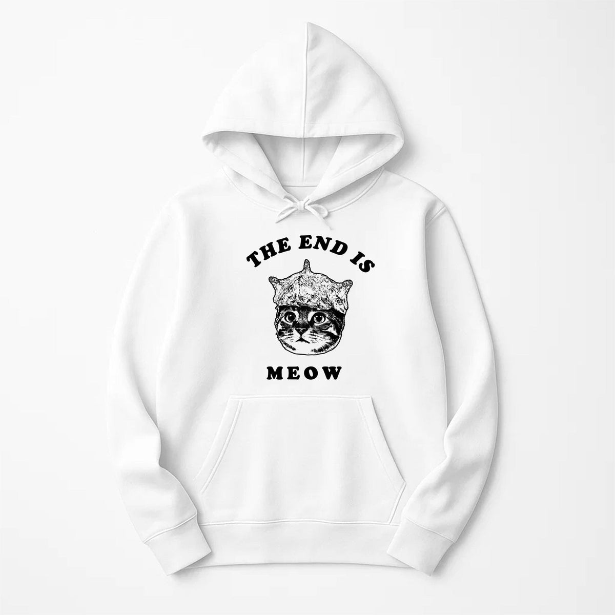 Unisex | The End Is Meow | Pullover Hoodie