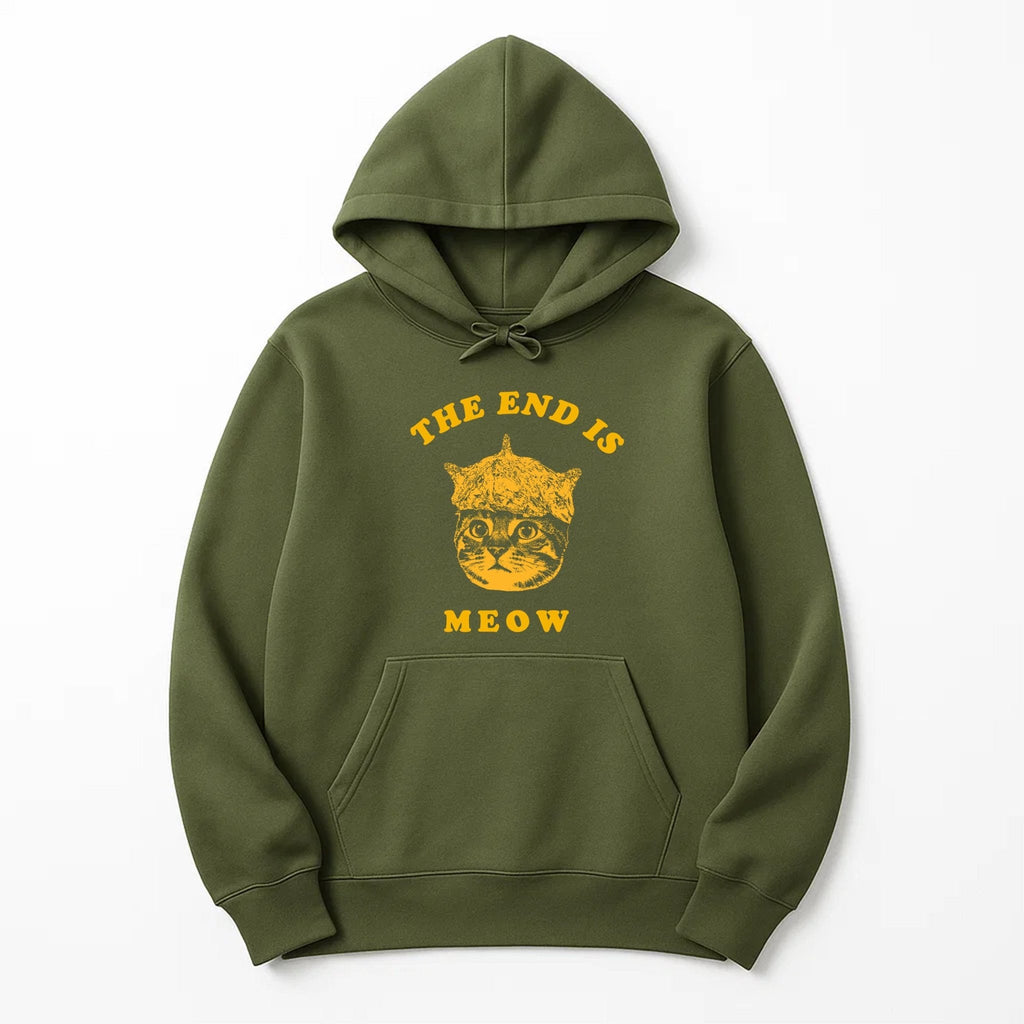 Unisex | The End Is Meow | Pullover Hoodie
