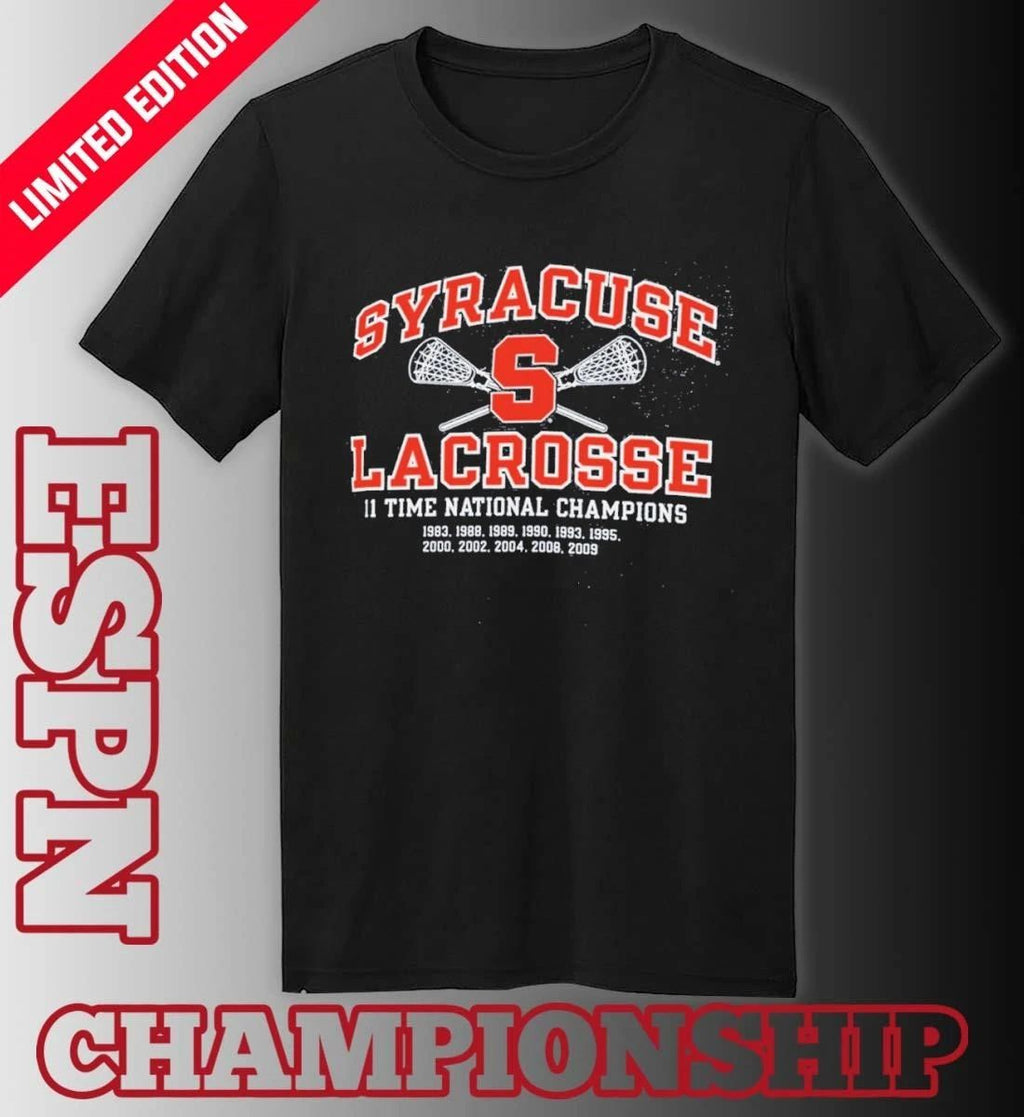 Syracuse Lacrosse 11 Time National Champions Shirt