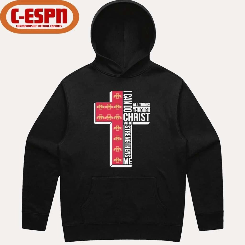 Iowa State Basketball I Can Do All Things Through Christ Who Strengthens Me Shirt