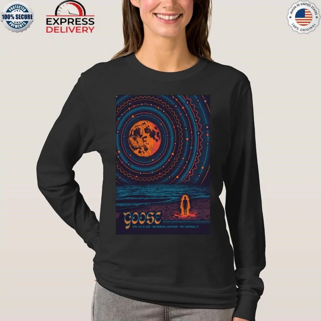 Goose Apr 14-15 2026 War Memorial Auditorium in Fort Lauderdale FL Shirt