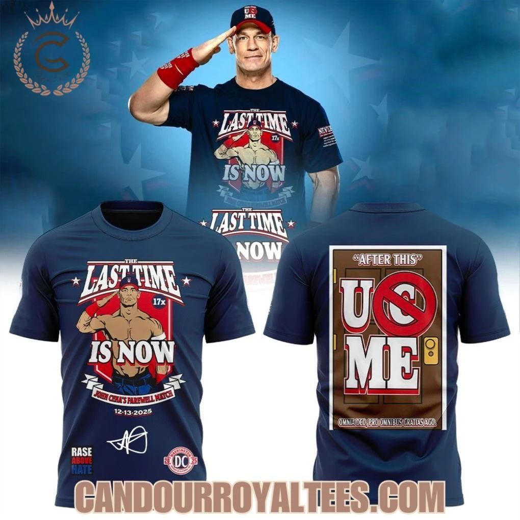 John Cena The Last Time Is Now Farewell Match Shirt