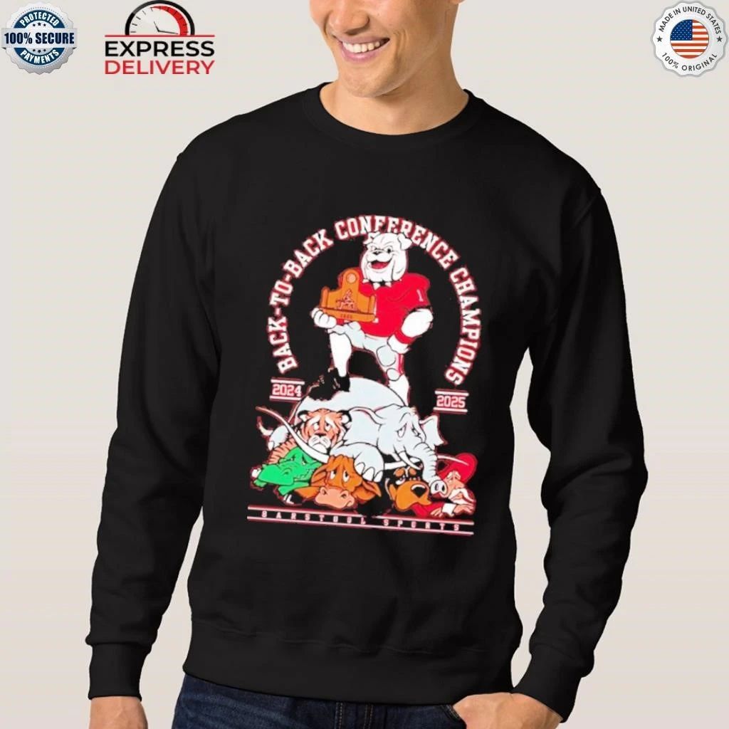 2024 2025 Georgia Back To Back Conference Champions Shirt