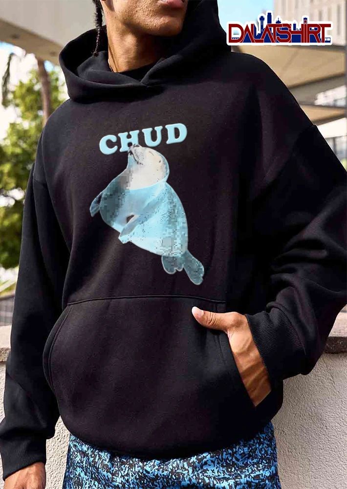 Chud Photographic Chubby Spotted Seal Floating Peacefully shirt