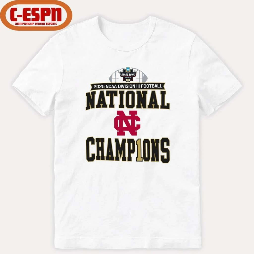 North Central College 2025 NCAA DIII Football National Champions T-Shirt