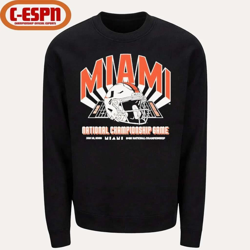 Miami 2026 CFP National Championship Game shirt