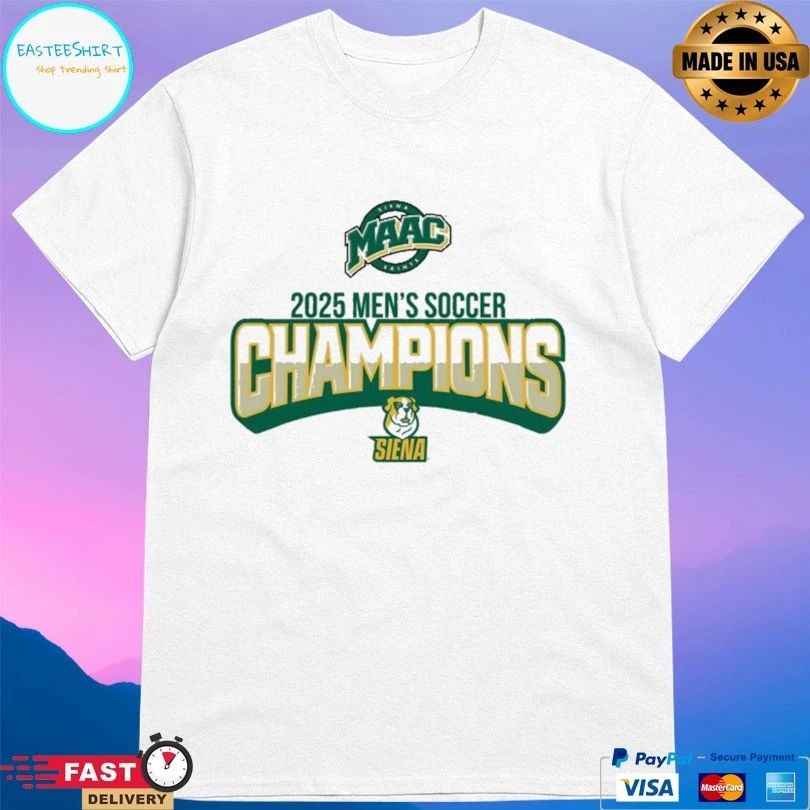 Siena Saints 2025 Men’s Soccer Champions T-shirts