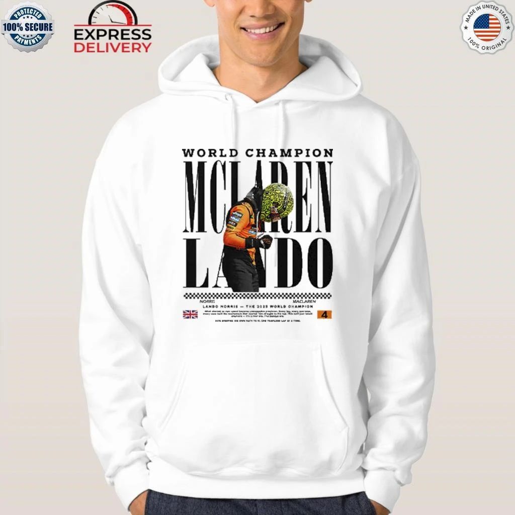2025 World Champion Lando Norris McLaren Shirt