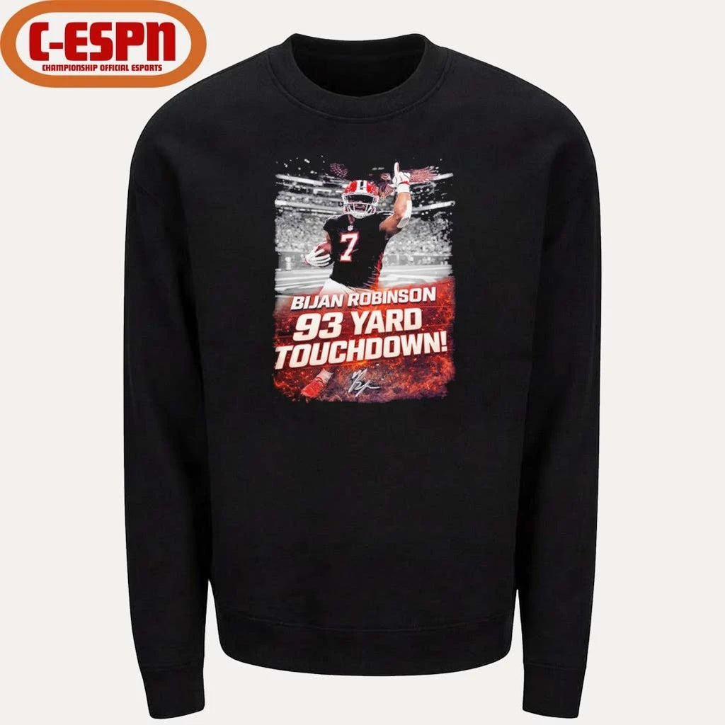 Bijan Robinson 93 Yard Touchdown Shirt
