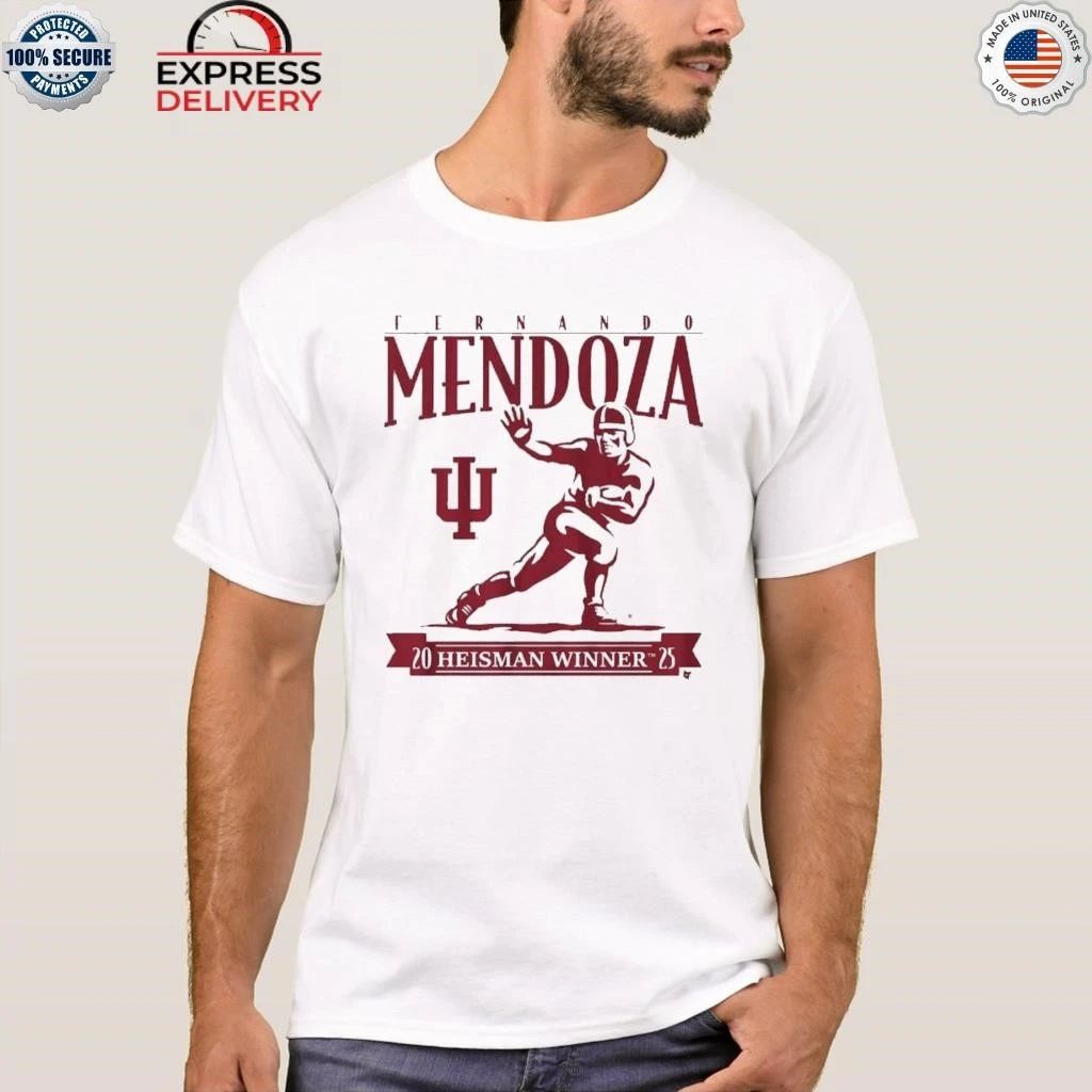 Indiana Football Fernando Mendoza Heisman Trophy Shirt