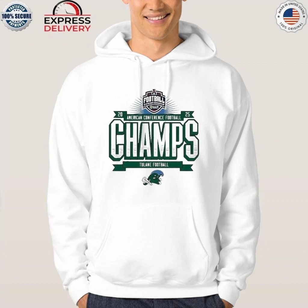 Tulane Green Wave American Conderence 2025 Champions Shirt