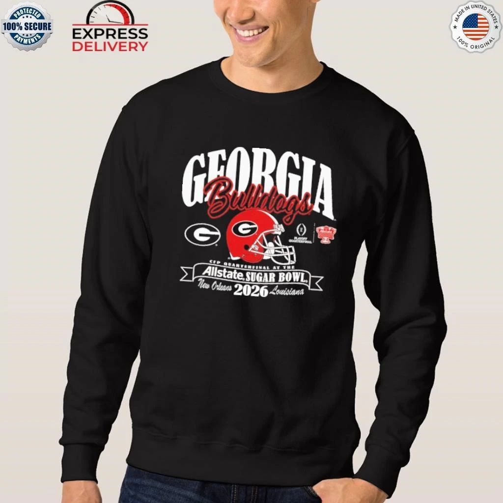 Georgia Bulldogs 2025 2026 Sugar Bowl CFP College Football Playoff Shirt