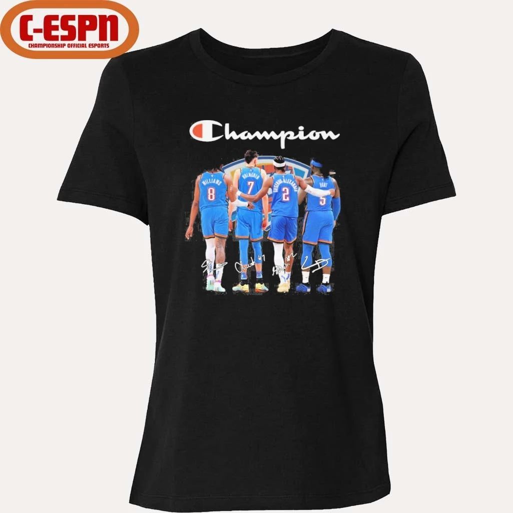 Champion OKC Thunder Williams, Holmgren, Gilgeous-Alexander And Dort Shirt