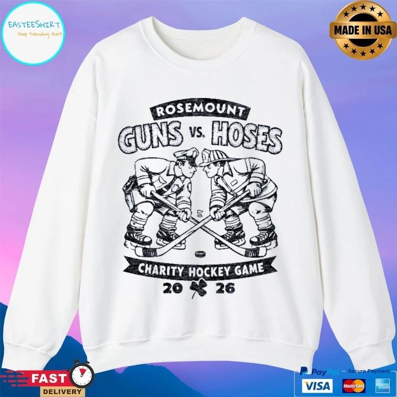 Rosemount Guns Vs Hoses Charity Hockey Game 2026 T-shirts