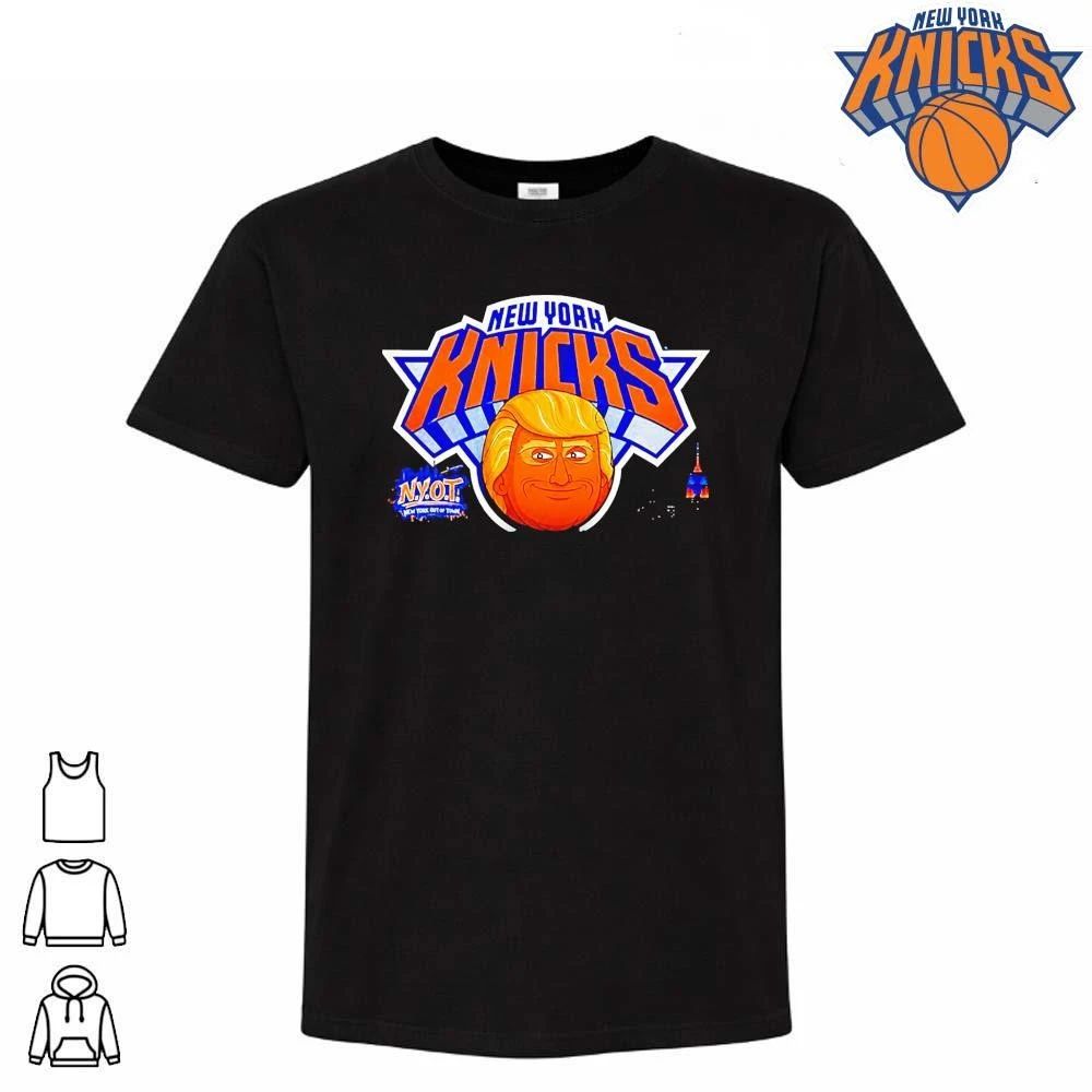 Donald Trump Caricature New York Knicks Nyot Basketball Parody Logo Shirt
