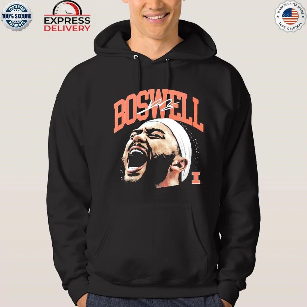 Kylan Boswell Signature Illinois Basketball Collection 2026 Shirt