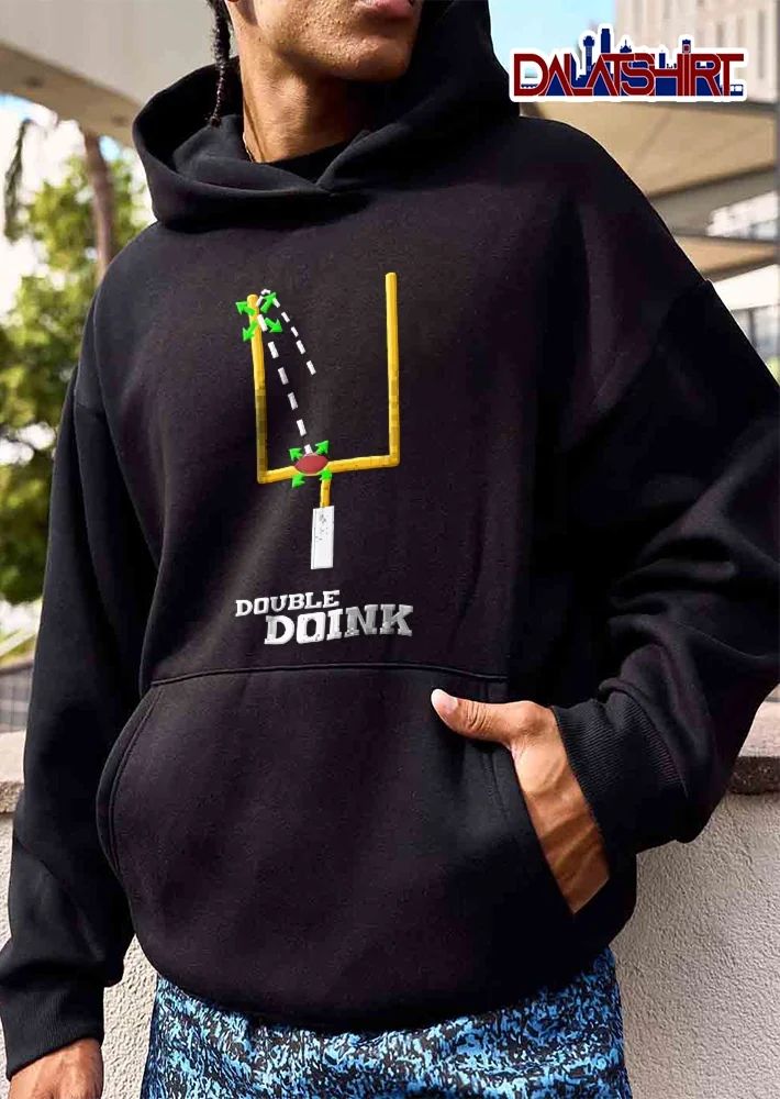 Double Doink Yellow Goalpost Football Collision Arrows Trajectory shirt