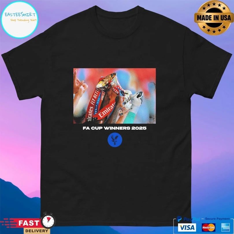 Fa Cup Winners 2025 Crystal Palace Exhibition T-shirt