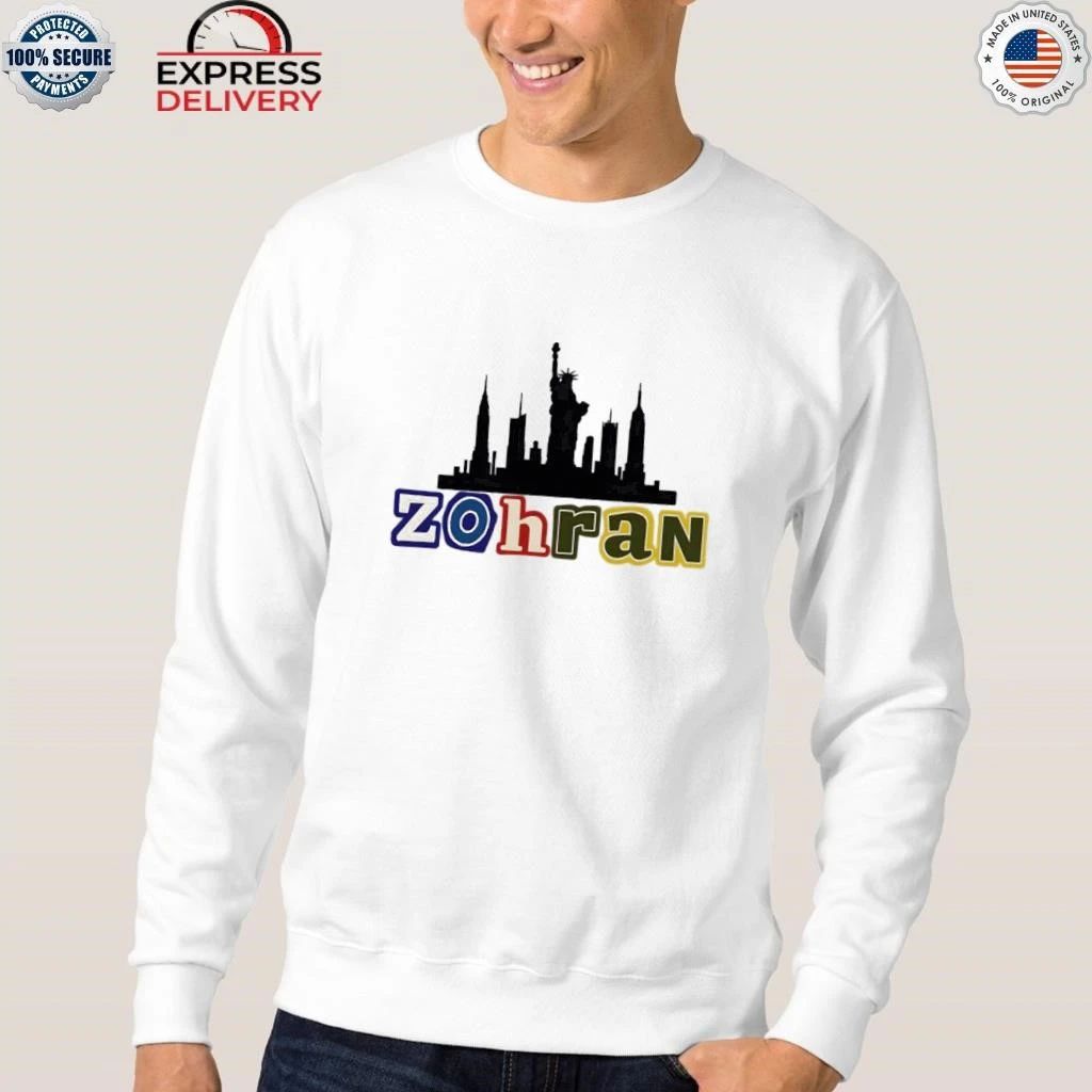 Zohran Mamdani For New York Nyc Skyline Shirt