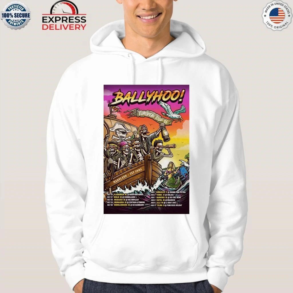 Ballyhoo Rocks European Tour 2026 Shirt