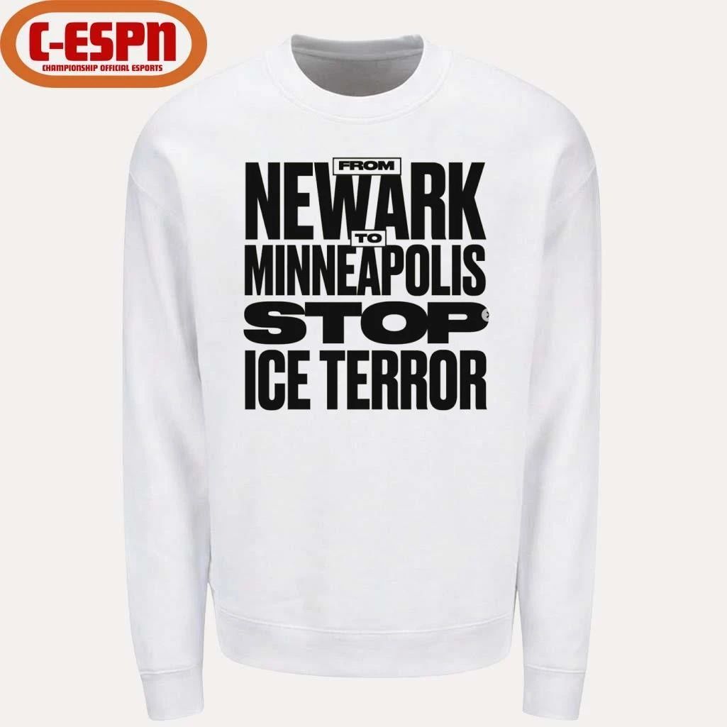 From Newark To Minneapolis Stop Ice Terror T-Shirt