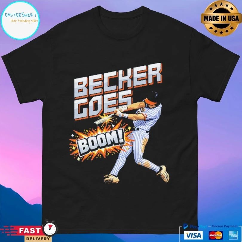 Virginia Cavaliers Baseball Becker Goes Boom T-shirt