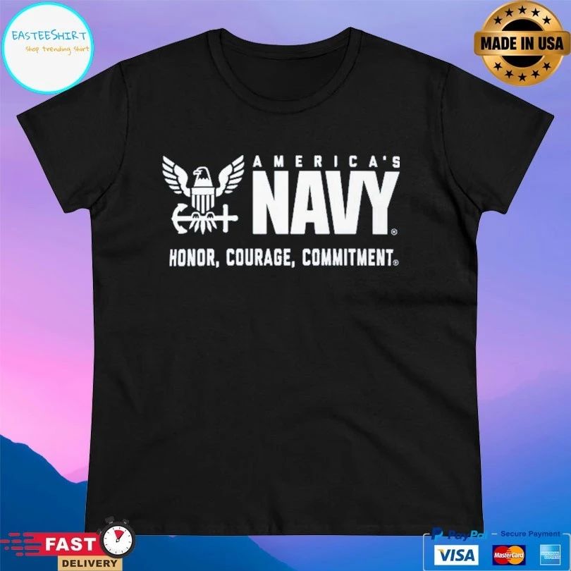 America’s Navy Honor Courage Commitment T-shirt