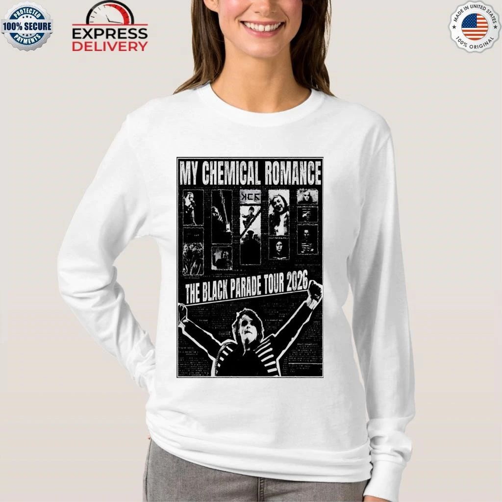 My Chemical Romance The Black Parade Tour 2026 Shirt