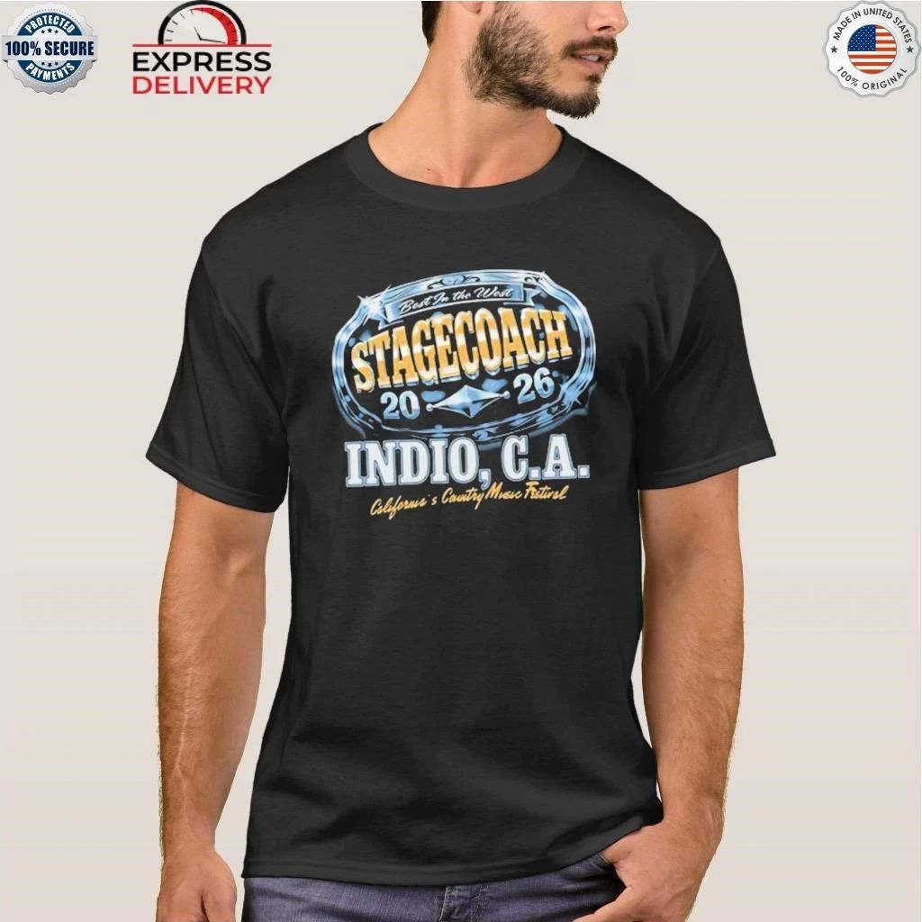 Stagecoach Buckle Up 2026 Lineup Shirt