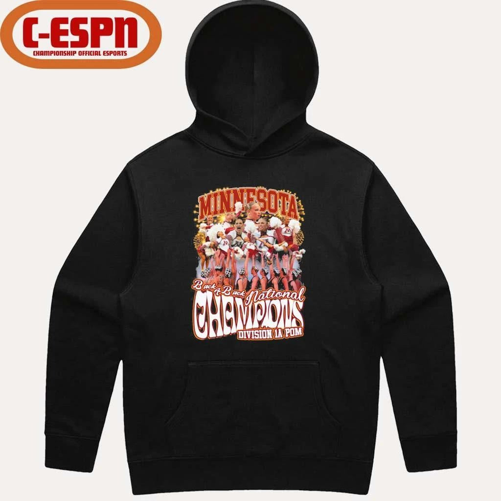 Minnesota Dance Team Back 4 Back Division 1A Pom National Champions Shirt