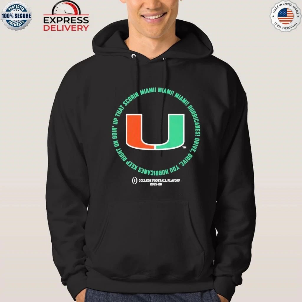 Miami Football 2025 CFP Fight Song Shirt