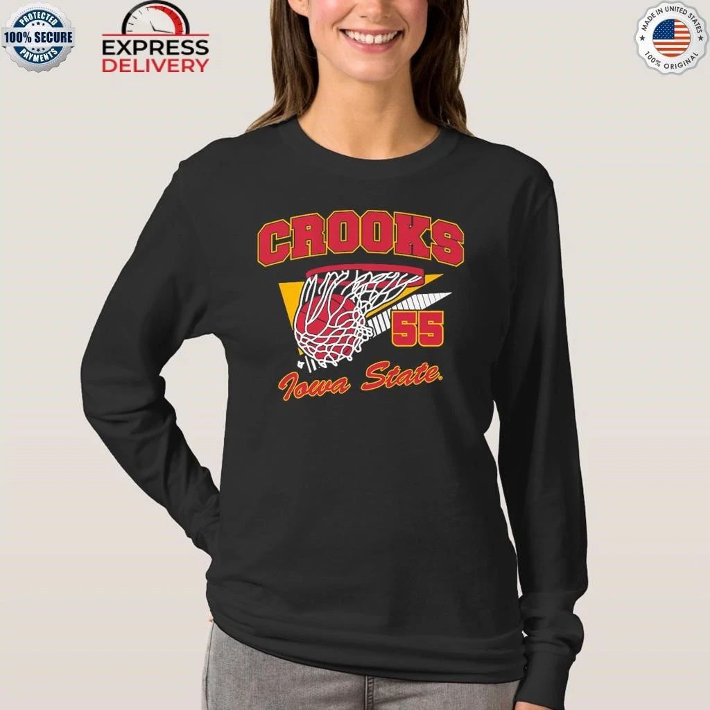 Iowa State Basketball Audi Crooks Retro Swish Shirt